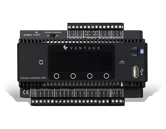 InFusion Controller de Vantage Legrand: el núcleo de alto rendimiento que garantiza la estabilidad y velocidad de toda la villa.