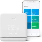 Tado V3 es un termostato wifi que posee el Control de Climatización Inteligente es tu Asistente Climático que se encarga del confort en casa mientras que ayuda a reducir la factura energética